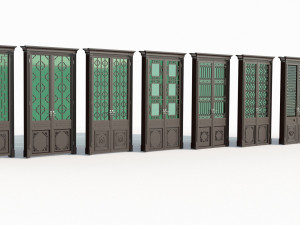 Doors interior 06 3D Model
