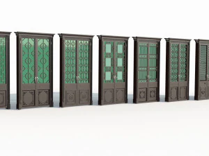 Doors interior 06 3D Model