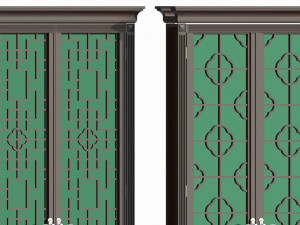 Doors interior 06 3D Model