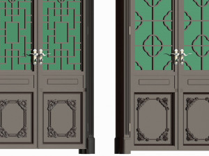 Doors interior 06 3D Model