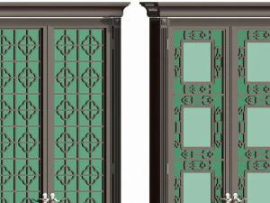 Doors interior 06 3D Model