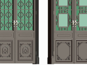 Doors interior 06 3D Model