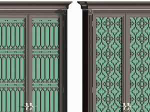 Doors interior 06 3D Model