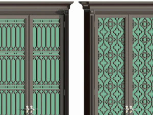 Doors interior 06 3D Model