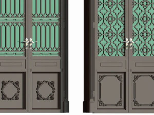 Doors interior 06 3D Model