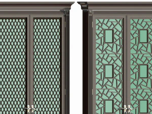 Doors interior 06 3D Model