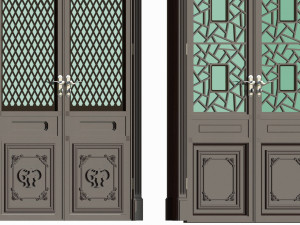 Doors interior 06 3D Model