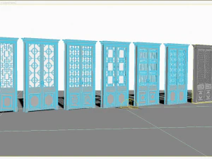 Doors interior 06 3D Model