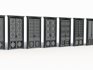 Doors interior 06 3D Model