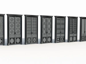 Doors interior 06 3D Model