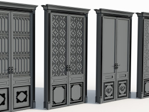 Doors interior 06 3D Model