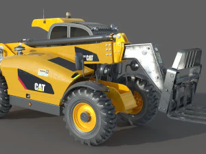 Caterpillar Cat Telehandler TH255C 3D Model