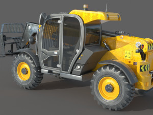 Caterpillar Cat Telehandler TH255C Model 3D