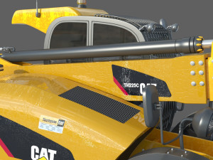 Caterpillar Cat Telehandler TH255C Model 3D