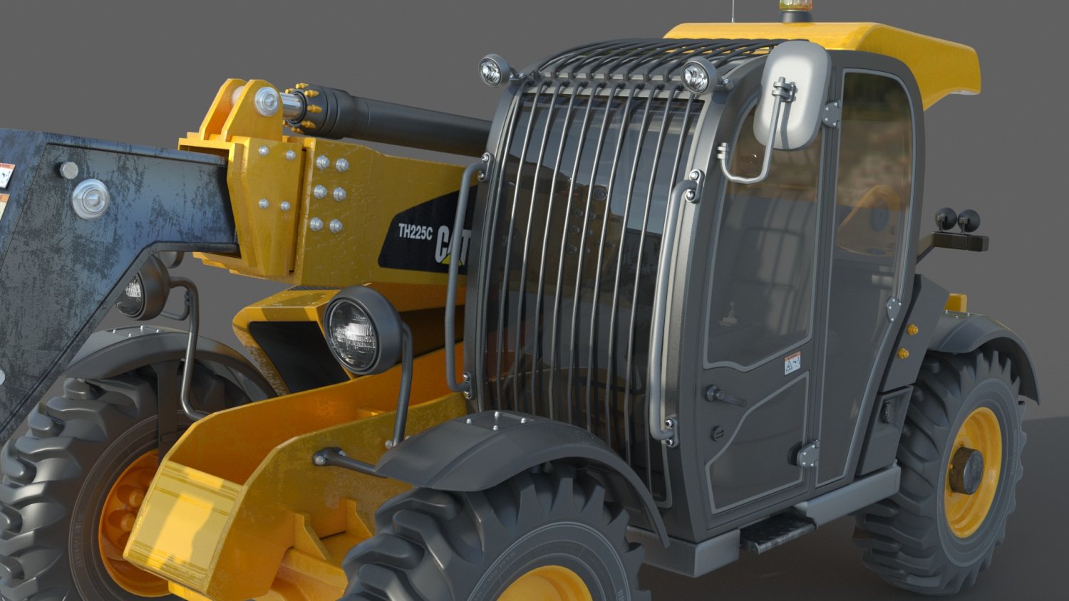 Caterpillar Cat Telehandler TH255C 3D Модель In Машины 3DExport