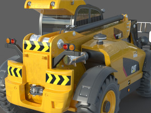Caterpillar Cat Telehandler TH255C Model 3D