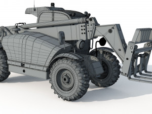 Caterpillar Cat Telehandler TH255C Model 3D