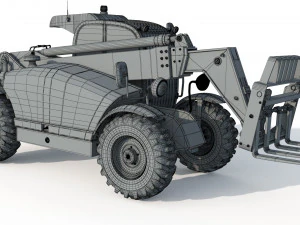 Caterpillar Cat Telehandler TH255C 3D Model