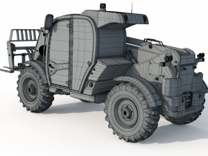 Caterpillar Cat Telehandler TH255C Model 3D