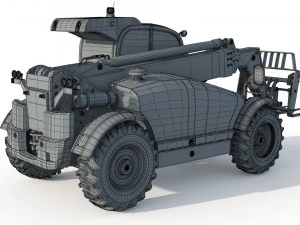 Caterpillar Cat Telehandler TH255C 3D Model