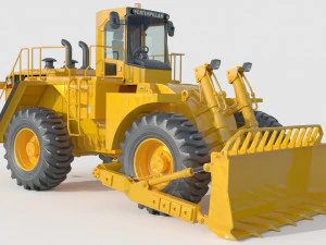 Caterpillar Cat 844 Wheel Dozer 3D Model