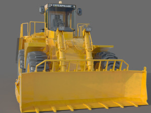 Caterpillar Cat 844 Wheel Dozer Modèle 3D