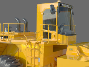 Caterpillar Cat 844 Wheel Dozer Modèle 3D