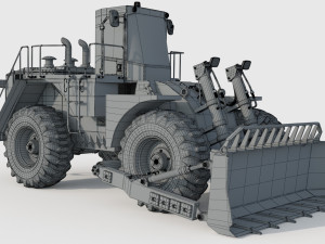 Caterpillar Cat 844 Wheel Dozer Modèle 3D