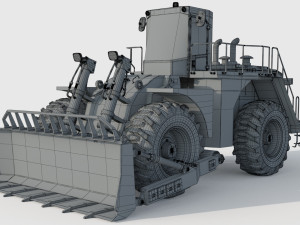 Caterpillar Cat 844 Wheel Dozer Modèle 3D
