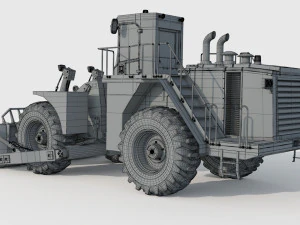 Caterpillar Cat 844 Wheel Dozer 3D Model