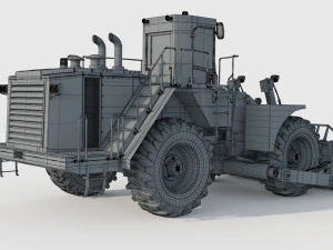 Caterpillar Cat 844 Wheel Dozer 3D Model