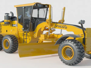 Volvo G940 Grader 3D Model