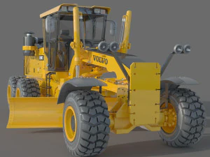 Volvo G940 Grader 3D Model
