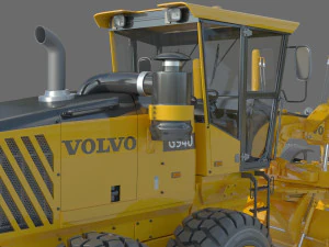 Volvo G940 Grader 3D Model