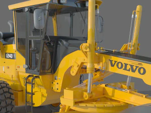 Volvo G940 Grader 3D Model