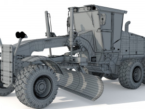 Volvo G940 Grader 3D 模型