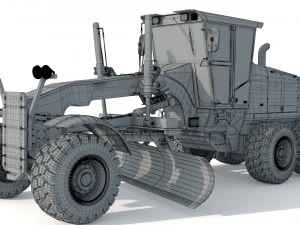 Volvo G940 Grader 3D Model
