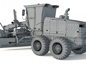 Volvo G940 Grader 3D 模型
