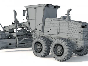 Volvo G940 Grader 3D Model