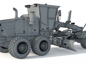 Volvo G940 Grader 3D Model