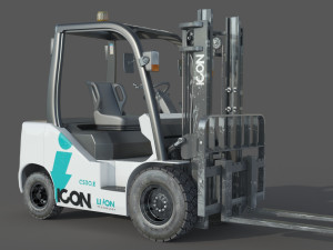 Icon LI-ION CS30E Forklift 3D मॉडल