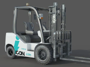 Icon LI-ION CS30E Forklift 3D Model