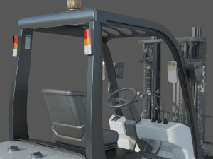 Icon LI-ION CS30E Forklift 3D Model