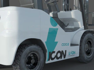 Icon LI-ION CS30E Forklift 3D Model
