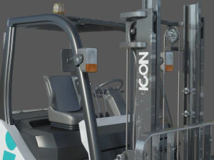 Icon LI-ION CS30E Forklift 3D Model