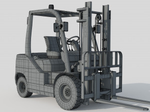 Icon LI-ION CS30E Forklift 3D मॉडल