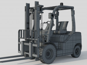Icon LI-ION CS30E Forklift 3D मॉडल
