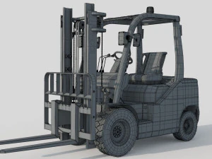 Icon LI-ION CS30E Forklift 3D Model