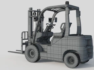 Icon LI-ION CS30E Forklift 3D Model