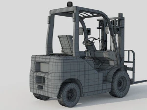 Icon LI-ION CS30E Forklift 3D Model